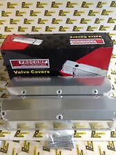 New Procomp Valve Cover Small Block Ford Polished Sheet Metal Set Rpc-3305a