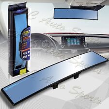 Universal Broadway 360mm Wide Convex Interior Clip On Rear View Blue Tint Mirror
