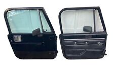 Jeep Wrangler Yj Oem Full Hard Doors Black 87-91 1987 Black Panels Pair Original