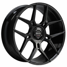 24 Giovanna Haleb Black 24x10 Directional Concave Wheels Rims Fits Ford F-150