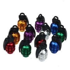 4pcs Grenade Shaped Car Wheel Tyre Valve Stem Alloy Caps Bicycle Dust Covers