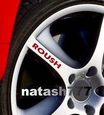 Roush Wheels Rims Vinyl Decal Sticker Emblem Logo Fits Ford Mustang Set Of 4