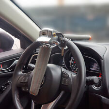 Universal Car Vehicle Steering Wheel Lock Anti-theft Security Device Gray Us