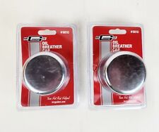Lot Of 2 Mr Gasket 9810 Oil Breather Cap Push On Style For 1.22 Hole