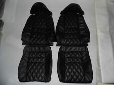 For Toyota Supra Mkiv Synthetic Leather Seat Covers With Hexagon Stitching