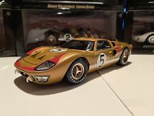 1966 Ford Gt-40 Mk Ii 5 Gold Buchnemhutcherson Shelby Collectible 118 Scale