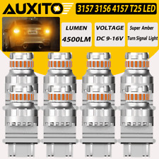 Auxito 1157 3157 7443 Led Turn Signal Light Bulbs Canbus Anti Hyper Flash Amber
