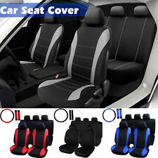 For Chevrolet Full Set Car Seat Cover Protector Cloth Front Rear Cushion 11pcs