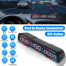Car Digital Gps Beidou Hud Universal Head Up Display Speedometer Overspeed Alarm