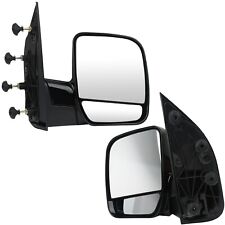 Manual Folding Lh Rh Side View Mirrors For 2002-08 Ford E150 E250 E350 E450 Van