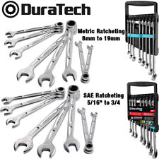 Duratech 8-piece Combination Ratchet Wrenches Set 8mm-19mm516-34 Sae Metric