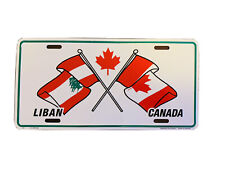 Lebanese Canadian Collectible Novelty License Plate - Unique Piece 1 Count