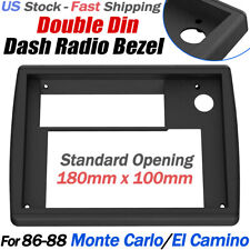 For 86-88 Chevy Monte Carlo El Camino Double Din Dash Radio Bezel Bracket Mount