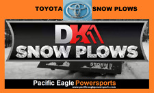 Toyota Dk2 Elite 84 X 22 T-frame Snow Plow Kit W Actuator Wireless Remote
