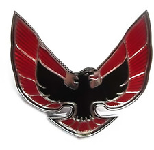 Oer Red And Black Front End Bird Emblem For 1974-1976 Firebird And Trans Am