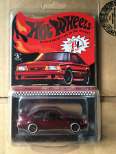 Hot Wheels Red Line Club Rlc Exclusive 1993 Ford Mustang Cobra R Red
