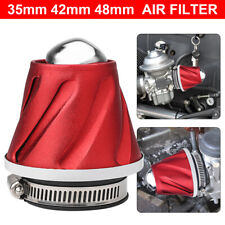 354248mm Performance High Flow Cold Air Intake Cone Replacement Dry Filter Red
