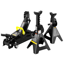 Torin At82001b-1 Hydraulic Floor Jack Combo With 2 Jack Stands 2 Ton 4000 Lb.