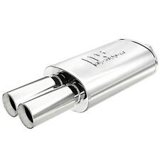 2 Magnaflow Muffler With Tip 2.25 Inletdual 3 Outlet Stainless Polished