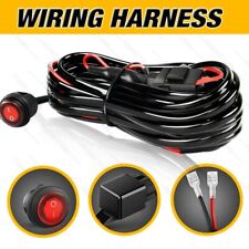 2 Lead Wiring Harness Led Light Bar 40amp Relay Fuse On-off Switch For 2 Lights