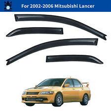 Window Visor Deflector Rain Guard 4-piece Set For 2002-2006 Mitsubishi Lancer