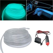 Car Party Neon Led Light Glow El Wire String Strip Rope Tube Decor Controller