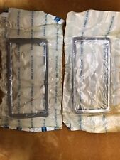 1963 - 1973 Corvette License Plate Frame Set Nos Gm 3797485 Real In Gm Wrappers