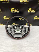 2007-2008 Cadillac Escalade Ext Steering Wheel Assembly Wood Grain Trim Heated