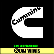 Cummins Diesel Truck Logo Vinyl Decal Sticker Window 6 Inch