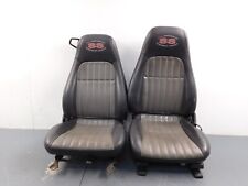 2002 98 99 00 01 02 Chevy Camaro Ss Black Leather Front Seats Damage 4208 - Z8