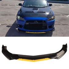 For Mitsubishi Eclipse Front Bumper Lip Spoiler Splitter Gloss Black Yellow