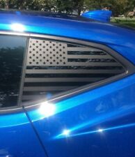 Fits Chevrolet Camaro 2016-2022 American Flag Vinyl Window Decal Sticker