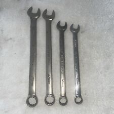 Snap-on Lot 4 Metric Combination Wrenches Oexm 18 Mm 17 Mm 14mm 13mm.