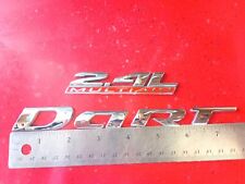 14-16 Dodge Dart 2.4l Multiair Chrome Emblem Badge For Trunk Lid Oem Mopar