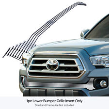 Fits 2016-2023 Toyota Tacoma Lower Bumper Stainless Chrome Billet Grille Insert