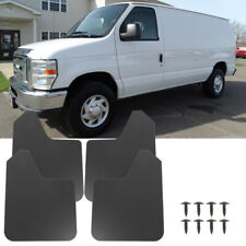 For Ford E150 E250 E350 Van 4x Front Rear Rally Mudflaps Splash Guards Mudguards