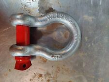 1 18 Bow Shackle W Screw Clevis Pin Rigging Towing 9.5ton Wll