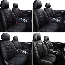 For Toyota Camry Corolla 2pcs Front Car Seat Covers Pu Leather Seat Protector