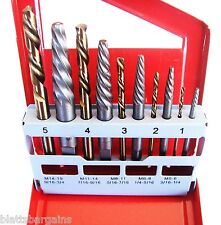 10pc Cobalt Left Hand Drill Bit And Screw Extractor Set Easy Out Bolt 93188