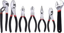 7pcs. Pliers And Wrench Set Craftsman Hand Tools Linesman Hardened Cutting Edges
