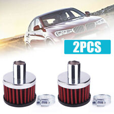 2pcs 12mm Cold Air Intake Filter Turbo Vent Crankcase Car Breather Valve Covers