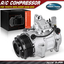 Ac Compressor With Clutch For Toyota Highlander 2008 2009 2010 3.5l 8832048150