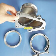 Td04l Exhaust Outlet Flange To 3 V Band For Subaru Wrx Forester Xt Impreza Wrx