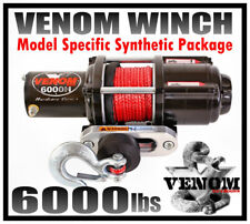 6000lb Venom Utv Winch Polaris 2018-23 Ranger Full-size 1000 Xp Crew