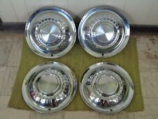 1955 Plymouth Hub Caps 15 Set Of 4 Wheel Covers 55 Hubcaps