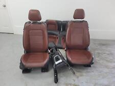 2015-2017 Ford Mustang Brown Leather Front Rear Seats Wconsole Driver