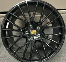 22 Wheels Fit Porsche Panamera Gloss Black Staggered Tires Cayenne New Tpms