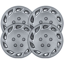 14 Silver Clip-on Hubcaps For 1997-1999 Toyota Camry