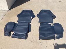 Bmw Recaro E21 320is Upholstery Seat Kit Oem German Vinyl Pacific Blue New