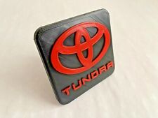 Toyota Tundra Tow Hitch Coverplugcap For 2 Receivers - Redblack